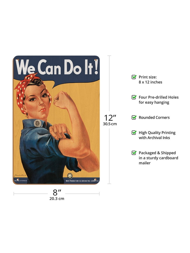 We Can Do It - Rosie the Riveter - Vintage War Poster by J. Howard