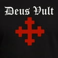 thumbnail image 3 of CafePress - Deus Vult Fitted T Shirt (Dark) - Men's Fitted T-Shirt, 3 of 4