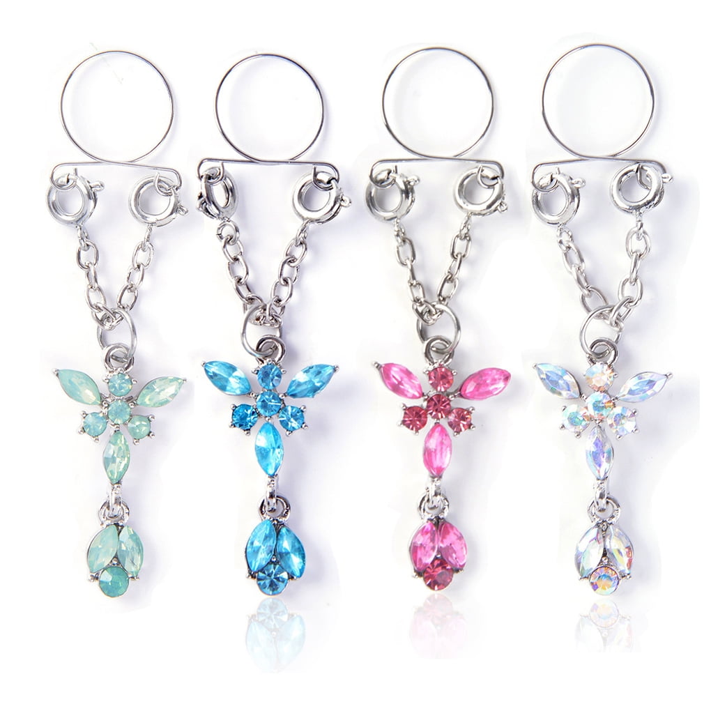 Toma Fake Piercings Body Adornment Breast Jewelry Decoration Woman