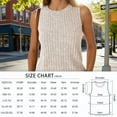 thumbnail image 5 of AviBest 2-Pack Womens Tank Tops 2026 Loose Fit Casual Round Neck Shirts Flowy Sleeveless Summer Tops,S~2XL, 5 of 9