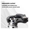 thumbnail image 3 of Multi-function Universal Socket Wrench Tool,Universal Maintenance Tool, 0-19mm Adjustable Universal, 3 of 6