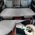 thumbnail image 3 of PU Leather Car Seat Cover - Car Rear Bench Seat Cushion Cover Pad Mat Filling Bamboo Charcoal, Non-Slip Bottom & Storage Pockets - 54''x19'', 3 of 5