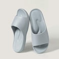 thumbnail image 2 of Dakaela Shower Shoes for Men Women with Arch Support Non Slip Quick Drying Slides Lightweight College Dorm Bathroom Sandals Grey Size 8.5, 2 of 5