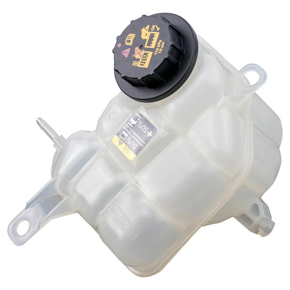 TRQ Radiator Coolant Reservoir Expansion Tank Overflow Bottle Compatible with 2010-2011 Ford Fusion 2011 Lincoln MKZ Mercury Milan FO3014131