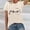 T Shirts for Women Clearance under $5 Beige, variant on Womens Crew Neck Short Sleeve T Shirt Jesus Letter Print Faith Pattern Tee Casual Summer Top