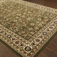 thumbnail image 3 of Style Haven  Annapolis Traditional Floral Persian Area Rug Green/Cream 7'10" x 11' Oriental 8' x 10' Indoor Living Room,Bedroom,Dining Room Rectangle, 3 of 5