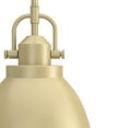 thumbnail image 5 of Hunter - Bridgemoor 1-light Modern Brass, Medium Size Pendant Light, Dimmable, Industrial Style, Dome Shaped, for Bedrooms, Dining, Living Rooms - 19108, 5 of 9