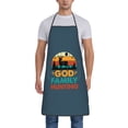thumbnail image 5 of God Family Hunting Apron, Inspirational Gifts for Men Women, Funny Apron, Chef Bib with Pockets, Waterproof Work Apron for BBQ Kitchen Crafting Gardening, 5 of 9