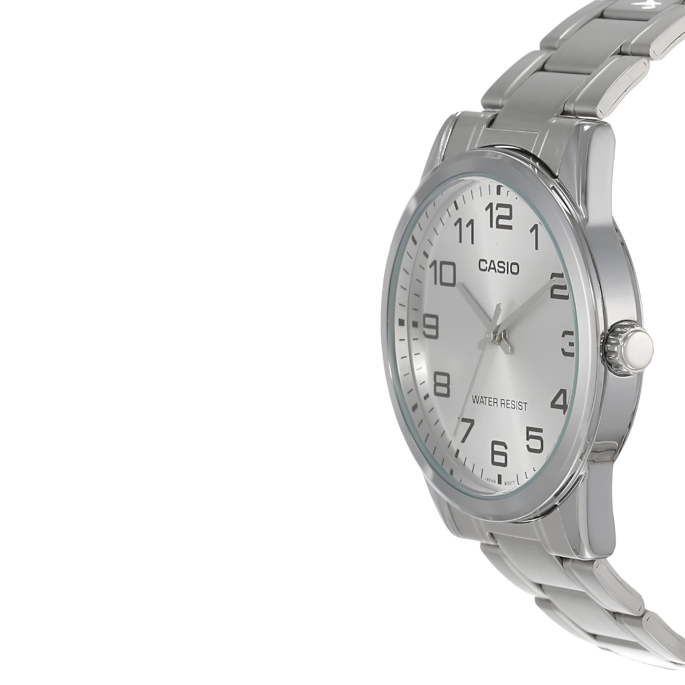 Casio Men's Analog Quartz Silver Stainless Steel Watch MTP-V001D-7B