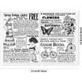 thumbnail image 6 of Vintage Newspaper Text Background Transparent Clear Stamps Retro Lady Butterfly Embossing Stamp Sheets Silicone Clear Stamps Seal for DIY Scrapbooking and Card Making Paper Craft Decor, 6 of 8