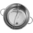 thumbnail image 3 of BRIGHTFUFU Olla caliente con divisor, olla caliente de acero inoxidable, olla caliente dividida, olla caliente para el hogar, olla común, 3 of 7