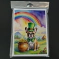 thumbnail image 3 of French Bulldog St Patrick's Day Greeting Cards Pack of 8 7 in x 5 in, 3 of 3