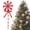 Red, variant on Christmas Candy Tree Picks with Ribbon Christmas Decorations Glitter Lollipop Candy Canes Ornaments for Xmas Tree Topper Home Vase Party Ornaments