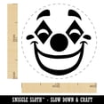 thumbnail image 2 of Happy Clown Face Self-Inking Rubber Stamp Ink Stamper - Blue Ink - Medium 1 Inch, 2 of 7