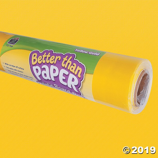 Better Than Paper Yellow Bulletin Board Roll