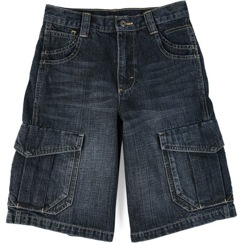 Wrangler - Boys' Denim Cargo Shorts 