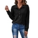 thumbnail image 2 of Tops de manga larga de color puro,Blusa de manga larga Blusa de manga larga pura Tops casuales de manga larga para mujer Características de vanguardia, 2 of 6