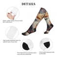 thumbnail image 5 of Sikiie Romantic Flower Fox Couple 1 Pairs Compression Socks for Men and Women 15-20 mmHg Running Support Socks, 5 of 7