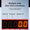 thumbnail image 3 of Electronic hanging scale,Crance Scale Lcd Display Load Portable Heavy Crane With 3 Duty Crane With Heavy Duty Crane 3 Conversion Function Scale Load Portable Function. Twirltide 3 S Conversion Huiop, 3 of 7