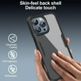 thumbnail image 3 of Allytechgroup Rugged iPhone 15 Pro Max Case with Built-in Screen Protector & Hand Strap, Full Body Shockproof Clear Cover for Apple iPhone 15 Pro Max, Anti-Scratch iPhone 15 Pro Max Case,Black, 3 of 10