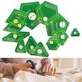 thumbnail image 4 of thinsony 12 Pieces Quilt Templates Acrylic Creative Accessories Portable Template Set, 4 of 8