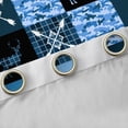 thumbnail image 4 of jejeloiu Jungle Elk Skull Blackout Curtains Set of 2 (52x84 Each),Rustic Farmhouse Cabin Window Curtains,Blue Camouflage Plaid Curtains and Drapes For Boys Teens,Luxury Bedroom Decor, 4 of 6