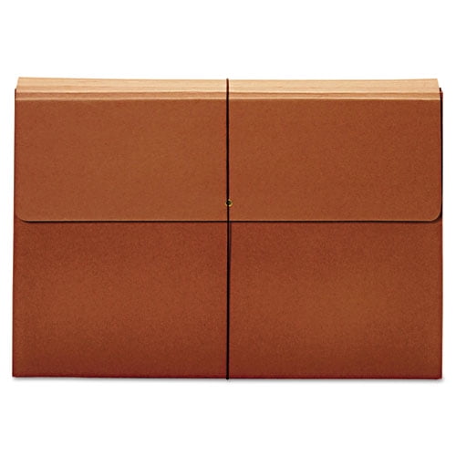 Expanding Wallet, 3.5" Expansion, 1 Section, Tabloid Size, Brown | Bundle of 2 Each