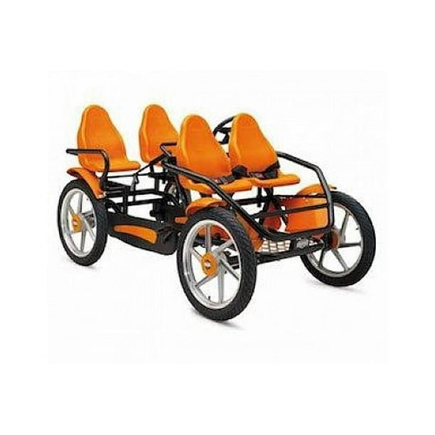 Berg 29.07.40.00 GoKart Gran Tour 4Seater Racer, Orange