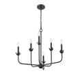 thumbnail image 6 of 29706-MB Millennium Lighting Freesia - 6 Light Chandelier-24.38 Inch Tall and 28 Inch Wide, 6 of 6