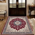 thumbnail image 4 of 4'x6' carpet for stairs non slip carpet pads area rug for hardwood floors bohemian area rug machine washable area rug, 4 of 10