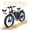 3, variant on TUTTIO 5000W Dual Motor Electric Bike for Adults Max 46mph, 26x4in Fat Tire All Terrain E-Mountain Bike, 52V 25Ah Full Suspension E Bike, 7-Speed Gear Electric Bicycle UL2849