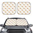 thumbnail image 2 of Windshield Sun Shade, Cute Cartoon Snail Pattern Foldable Car Sun Shade Windshield For Front, 2 Pieces, 2 of 4