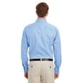 thumbnail image 3 of Harriton Men's Foundation 100% Cotton Long-Sleeve Twill Shirt with&nbsp;Teflonâ„¢ - M581, 3 of 4