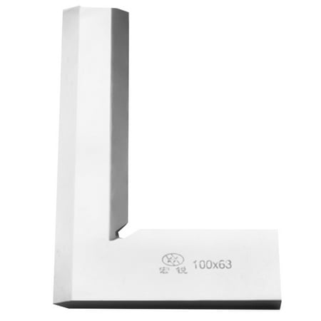 

100X63mm Precision Knife Edge Square Ruler Right Angle Ruler Measuring