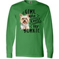 thumbnail image 3 of Inktastic A Girl Who Loves Her Yorkie Long Sleeve T-Shirt, 3 of 5