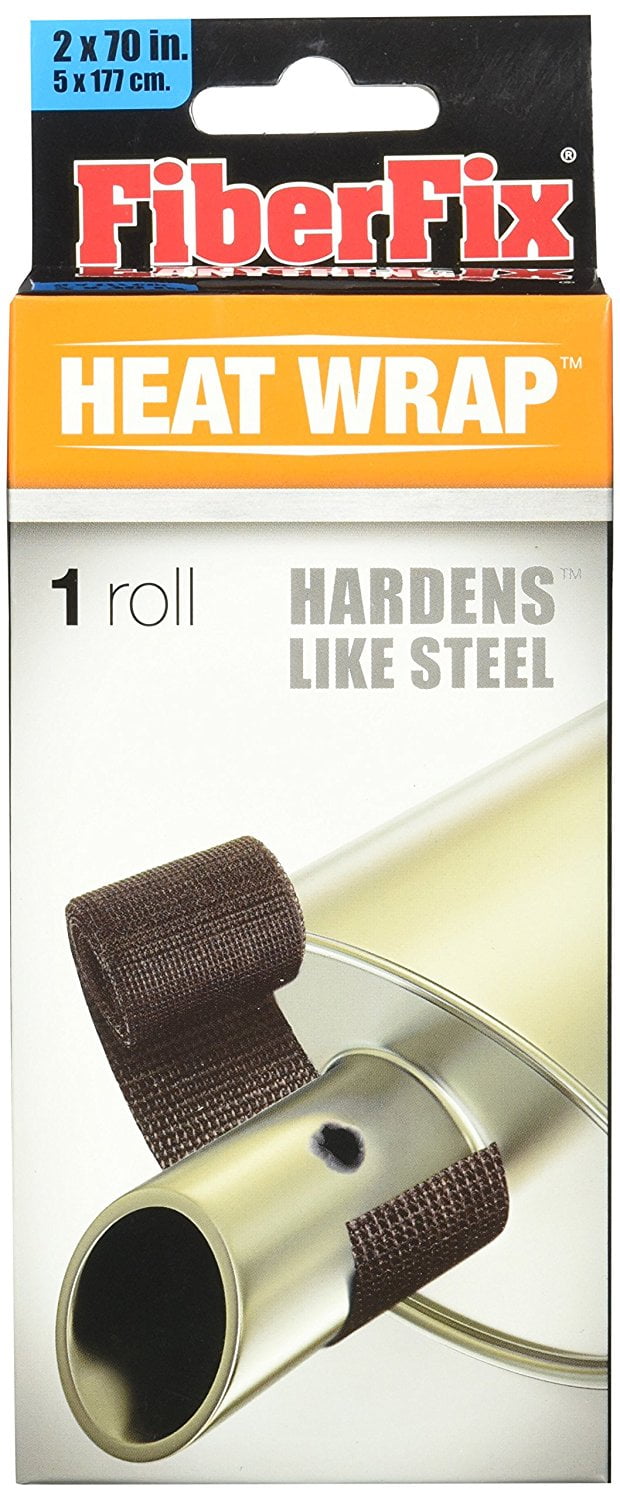Heat Wrap For Exhaust Pipes and High Temp Repairs, 100X STRONGER THAN