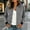 Gray, variant on Women Casual Jacket Lightweight Long Sleeve Bomber Jackets Button Dowm Coat 2026 Fall Trendy Work Clothes with Pockets Black L