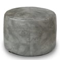thumbnail image 1 of Funda de puf Thgonwid de piel sintética sin relleno, 42 x 32 cm, color gris, 1 of 8