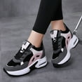 thumbnail image 4 of Women's Platform Sneakers Wedges  Lace Up Shoes Increase Fashion Sneakers for Womens Girls, 4 of 7