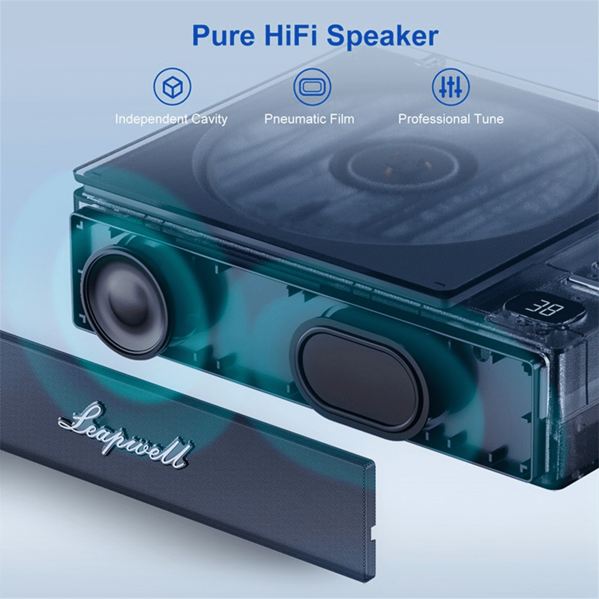 Portable Cd Player Wireless Bluetooth Speakers FM Radio Music Album Player Home CD Machine English AB Repeater