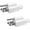 White, variant on 2 Pack Neutral Ground Bonding Plug for Portable Inverter Generator, Surge Protector with Floating Neutral on RV, Camper for Solve Open Ground Error (White)