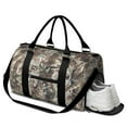 thumbnail image 2 of Camo Mens Gym Tote Duffle Bag with Wet Pocket & Shoe Compartment, Travel Duffel Bag Overnight Weekender Hospital Tote Girls Workout Carry on Bag with Luggage Sleeve, 2 of 6