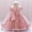 Watermelon Red, variant on Girls Spaghetti Strap Dress, Thin Strap Flower Girl Dress with Floral Print, Elegant Tulle Party Gown for Wedding, Birthday and Special Occasions, Age 3-12 Years Blackish Green 110