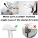 thumbnail image 4 of 8 pcs silver Leaf Shape Stainless Steel Cloth Clip Tablecloth Clamp Holder Table Cover Clamps Table Cloth Holder, 4 of 5