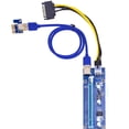thumbnail image 2 of Usb 3.0 Pci-E Riser 1X 4X 8X 16X Extender Riser Adaptador Tarjeta Sata 15Pin A 6 Pin Cable De Alimentación Speravity EL008234-00, 2 of 6