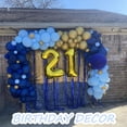 thumbnail image 5 of Balloon Arch Kit, 116 PCS Navy Blue Balloons Macaron Blue Balloons Balloon Garland Kit Blue Balloon Arch Party Balloons Latex Balloons for Baby Shower Decorations Wedding Decorations Birthday, 5 of 8