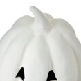 thumbnail image 6 of Paper Mache Pumpkin White Tabletop Decor, 8" Height, Fall by Way To Celebrate, 6 of 6