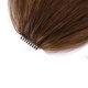 thumbnail image 3 of Clip In Bangs Extensiones para el cabello Clip marrón rojizo en flequillo con flequillo plano natural y agradable con sienes para mujeres One Piece Piel (Bangs, marrón medio) esquí esquí Gafas de esquí, 3 of 5