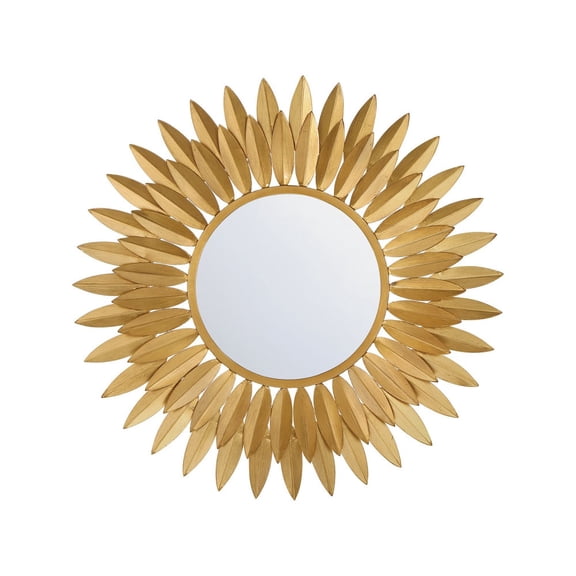 BRH-M520-GA Crystorama Lighting Broche - Mirror-20 Inch Tall and 20 Inch Wide-Antique Gold Finish