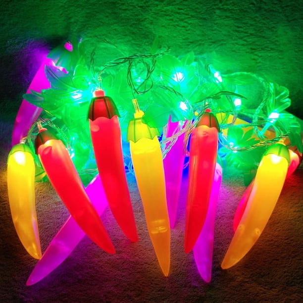 1 cadena de luces LED - pimienta de colores Adepaton CPB-US-DYP534-1